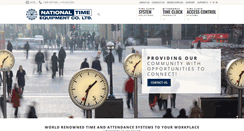 Desktop Screenshot of nationaltime.ca